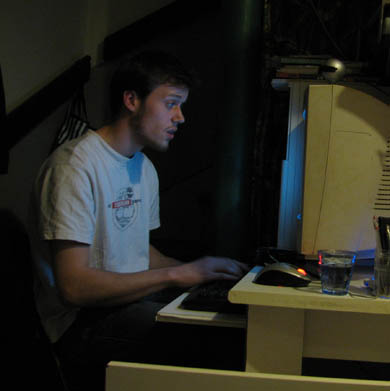 Jean-Baptiste à la programmation, de jour comme de nuit...