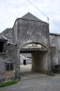 L'entrée de la ferme.