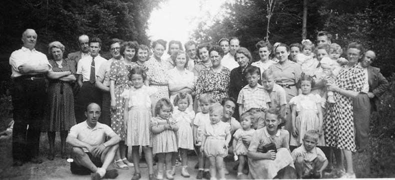 Réunion dans la forêt de Mormal le 14 juillet 1949
